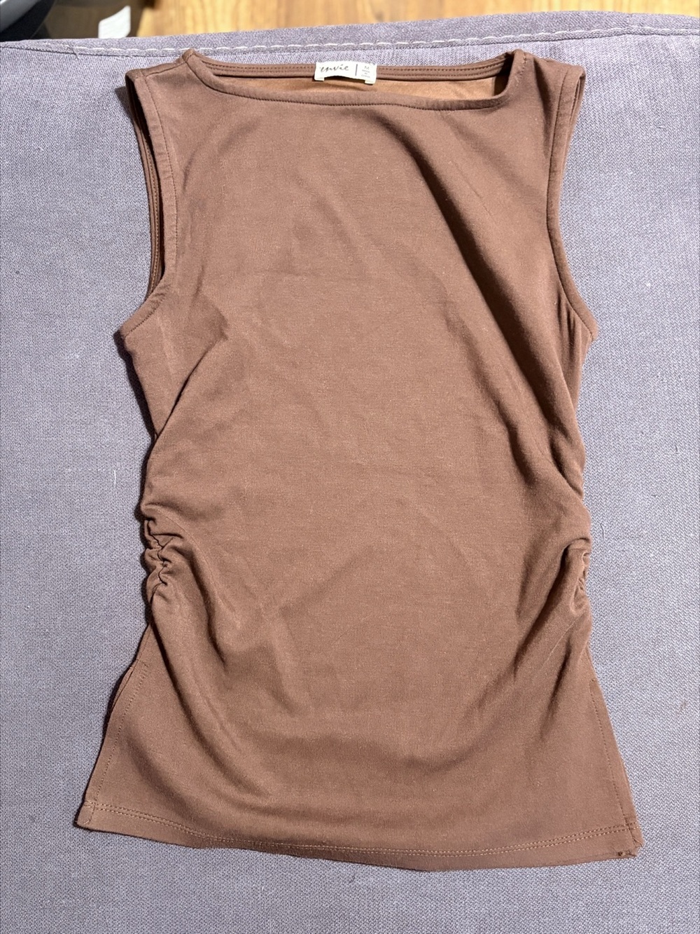 Medium Envie Brown Sleeveless shirt